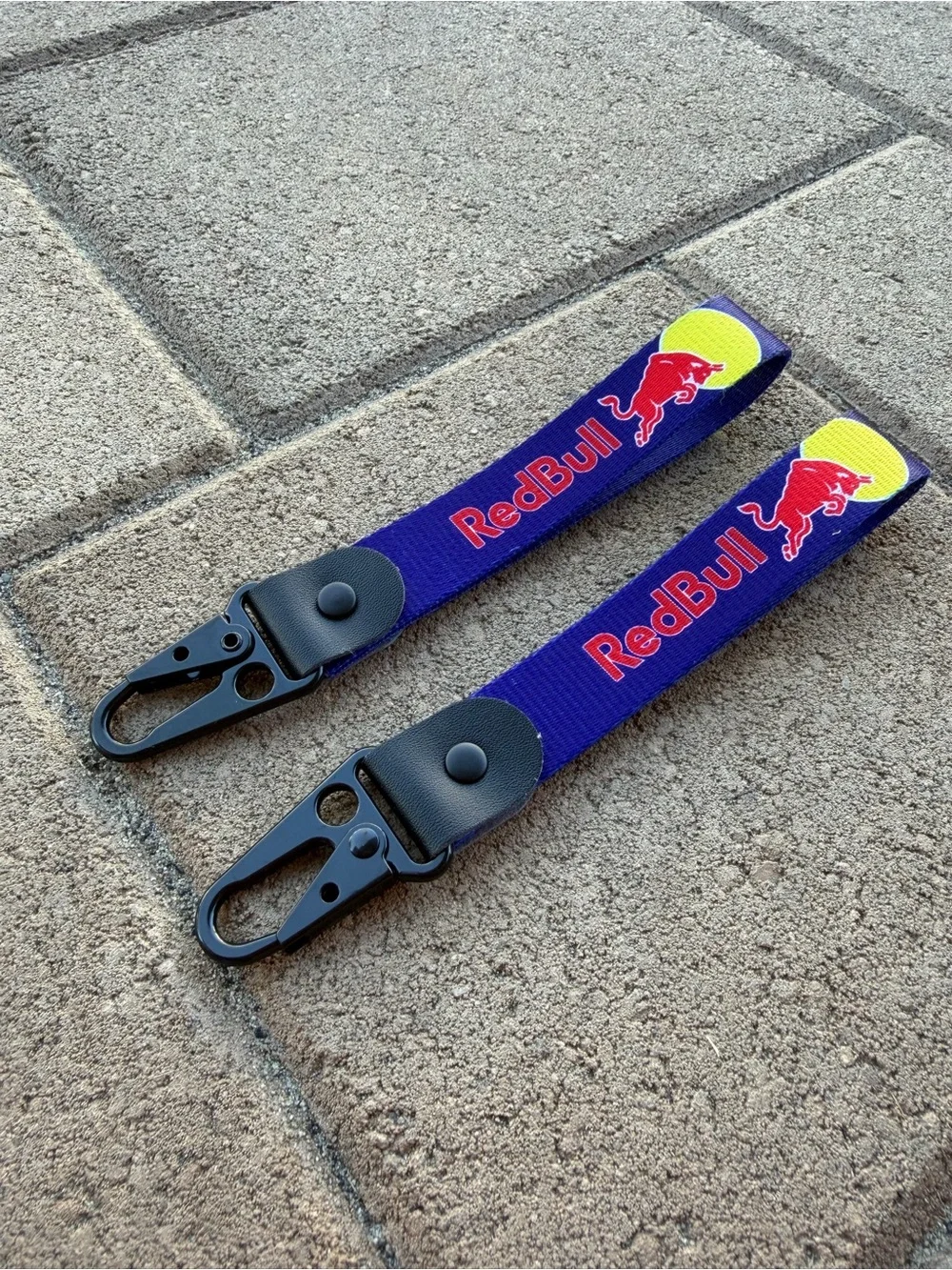 Red Bull Purple Logo Kids Keychain Strap